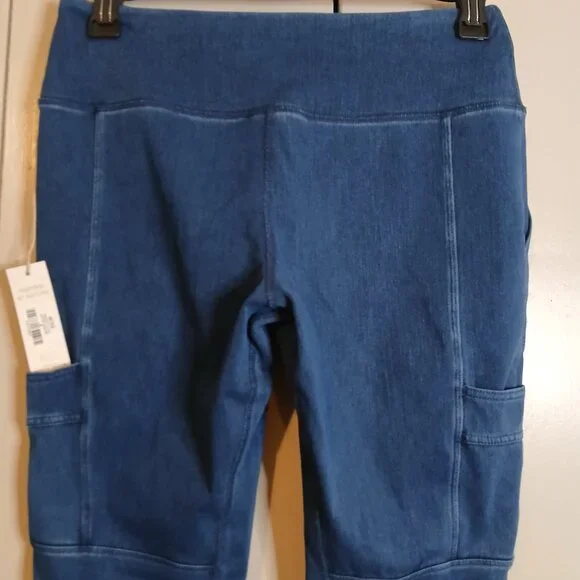 NWT Natural Reflection Women's Medium Utility Leggings in Blue (0381J3) - Picture 4 of 10